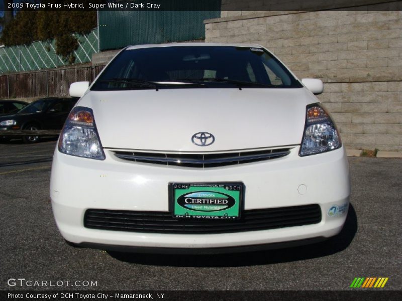 Super White / Dark Gray 2009 Toyota Prius Hybrid