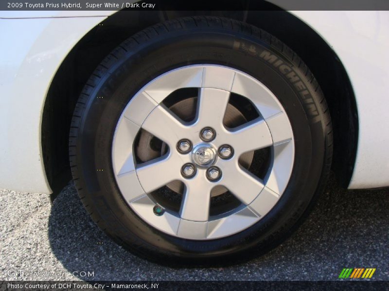 Super White / Dark Gray 2009 Toyota Prius Hybrid