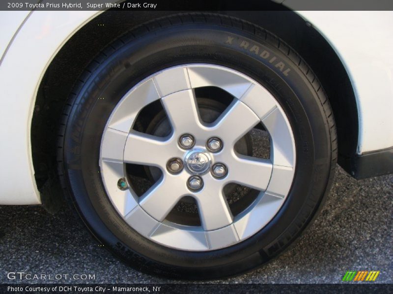 Super White / Dark Gray 2009 Toyota Prius Hybrid