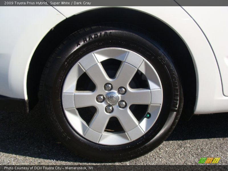 Super White / Dark Gray 2009 Toyota Prius Hybrid