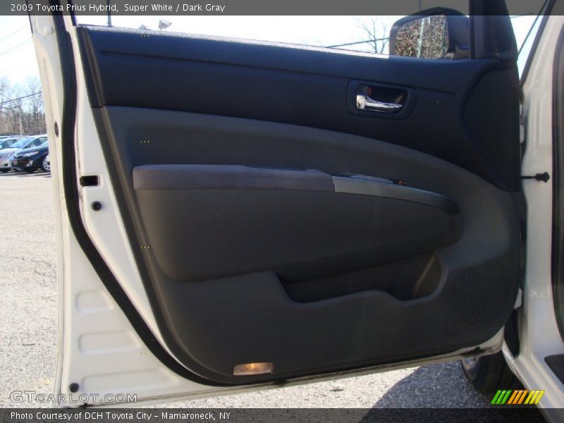 Super White / Dark Gray 2009 Toyota Prius Hybrid