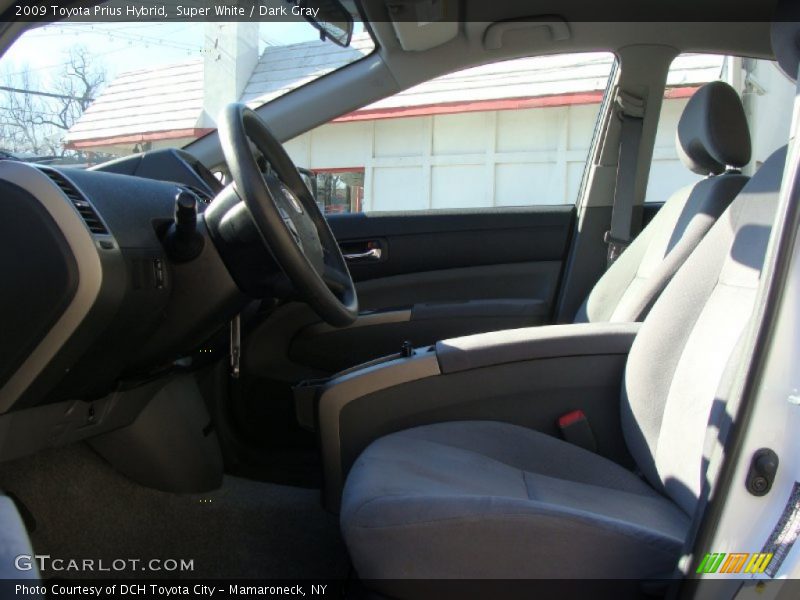 Super White / Dark Gray 2009 Toyota Prius Hybrid