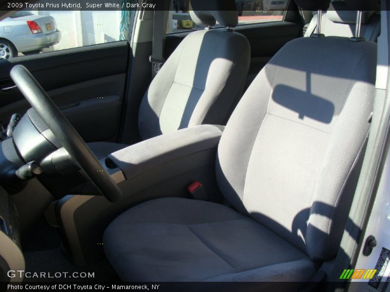 Super White / Dark Gray 2009 Toyota Prius Hybrid