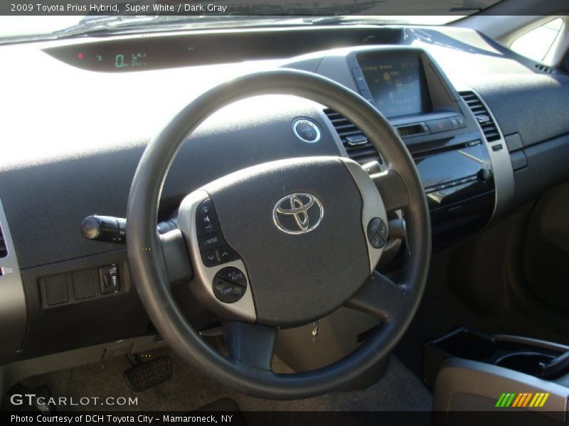 Super White / Dark Gray 2009 Toyota Prius Hybrid