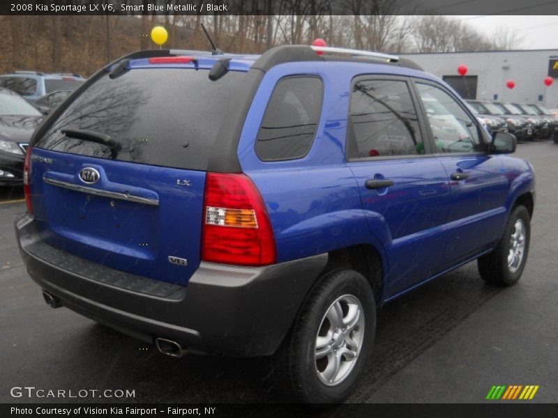 Smart Blue Metallic / Black 2008 Kia Sportage LX V6