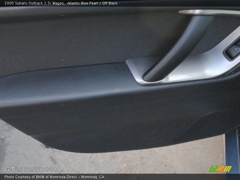 Atlantic Blue Pearl / Off Black 2005 Subaru Outback 2.5i Wagon