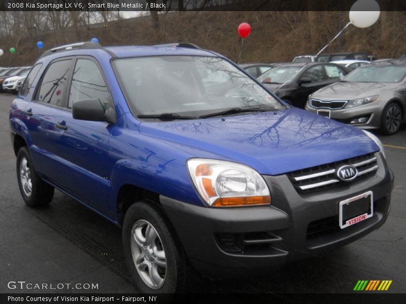 Smart Blue Metallic / Black 2008 Kia Sportage LX V6