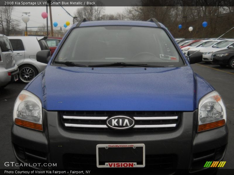 Smart Blue Metallic / Black 2008 Kia Sportage LX V6