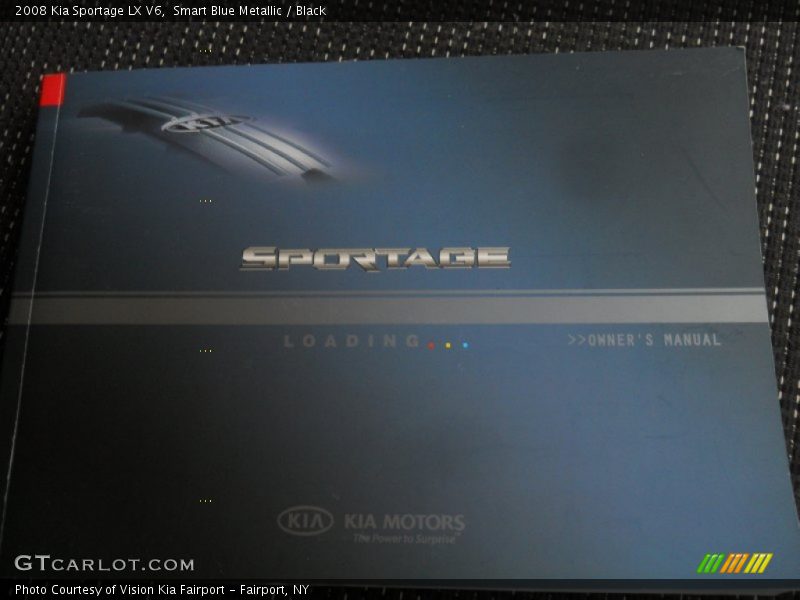 Smart Blue Metallic / Black 2008 Kia Sportage LX V6
