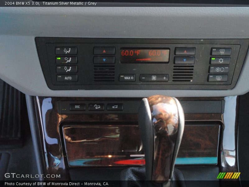 Titanium Silver Metallic / Grey 2004 BMW X5 3.0i