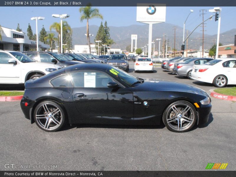 Jet Black / Black 2007 BMW Z4 3.0si Coupe