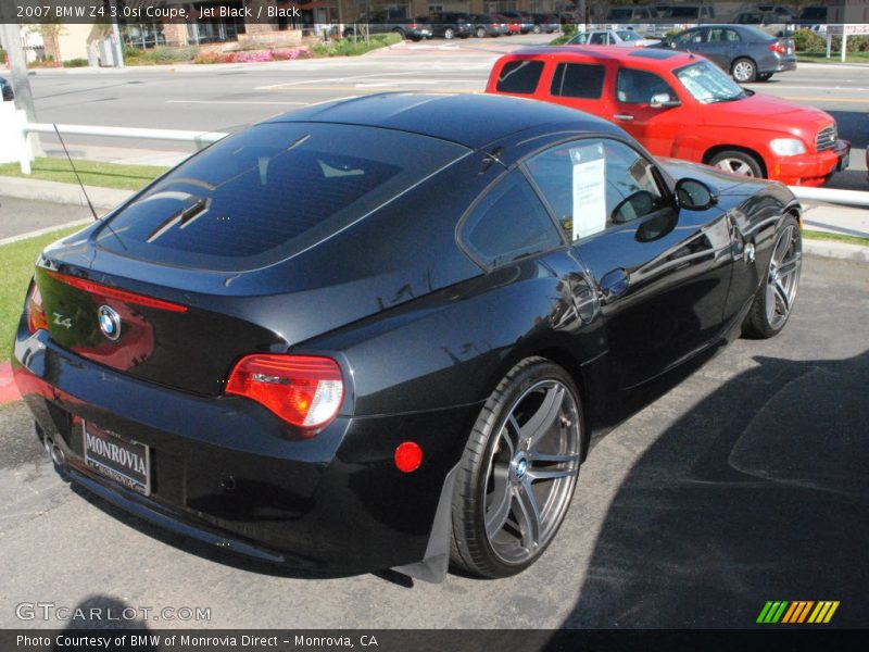 Jet Black / Black 2007 BMW Z4 3.0si Coupe