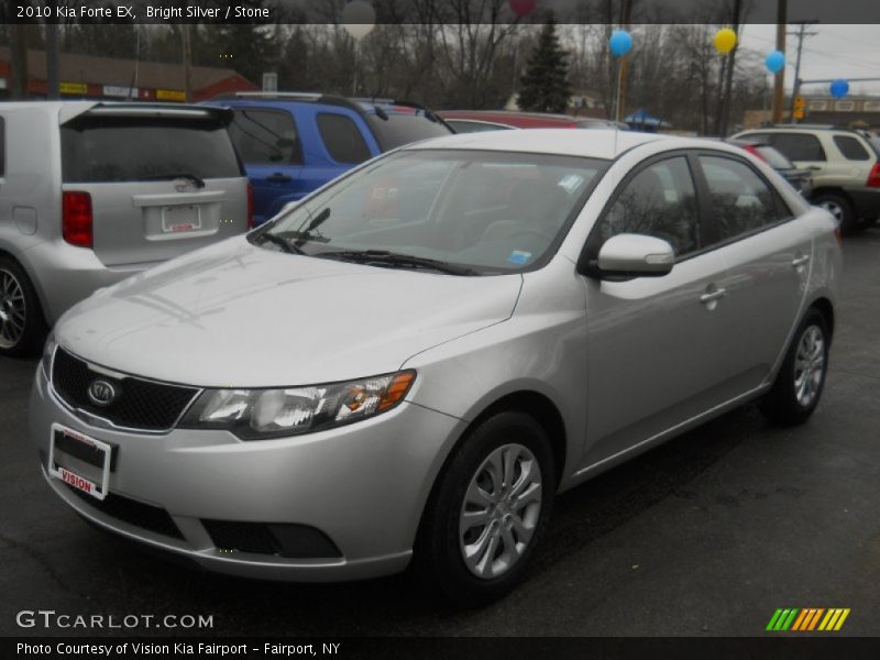 Bright Silver / Stone 2010 Kia Forte EX