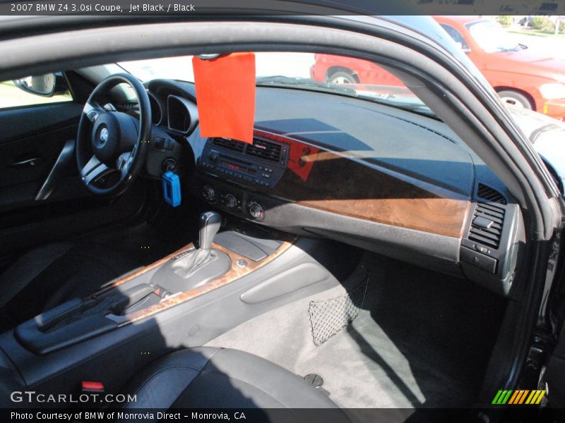 Jet Black / Black 2007 BMW Z4 3.0si Coupe