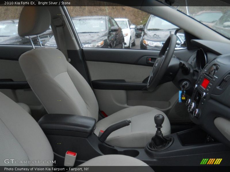Bright Silver / Stone 2010 Kia Forte EX
