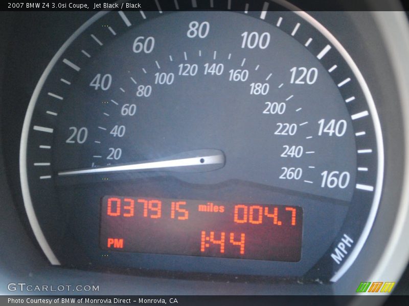 Jet Black / Black 2007 BMW Z4 3.0si Coupe