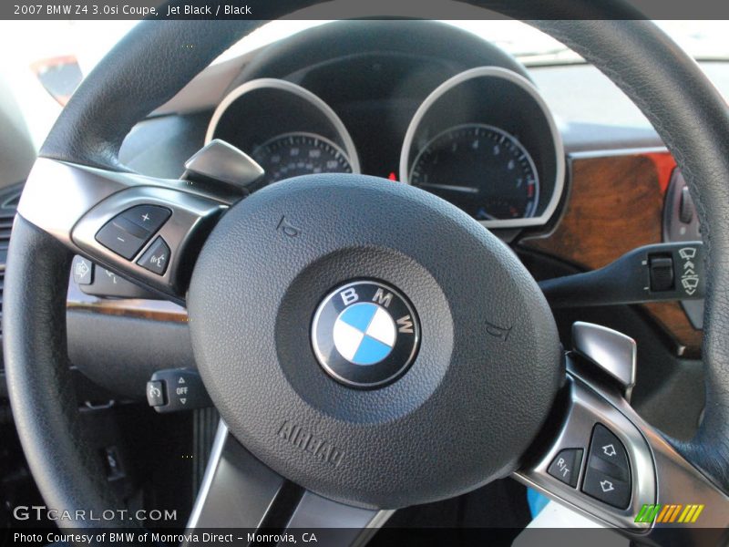 Jet Black / Black 2007 BMW Z4 3.0si Coupe