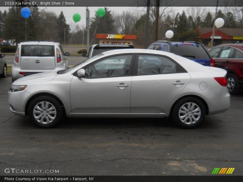 Bright Silver / Stone 2010 Kia Forte EX
