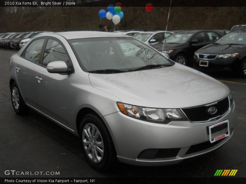 Bright Silver / Stone 2010 Kia Forte EX