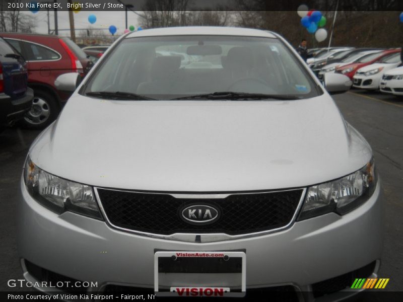 Bright Silver / Stone 2010 Kia Forte EX