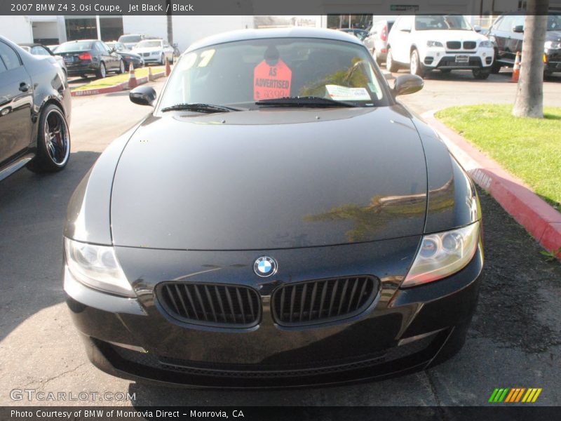 Jet Black / Black 2007 BMW Z4 3.0si Coupe
