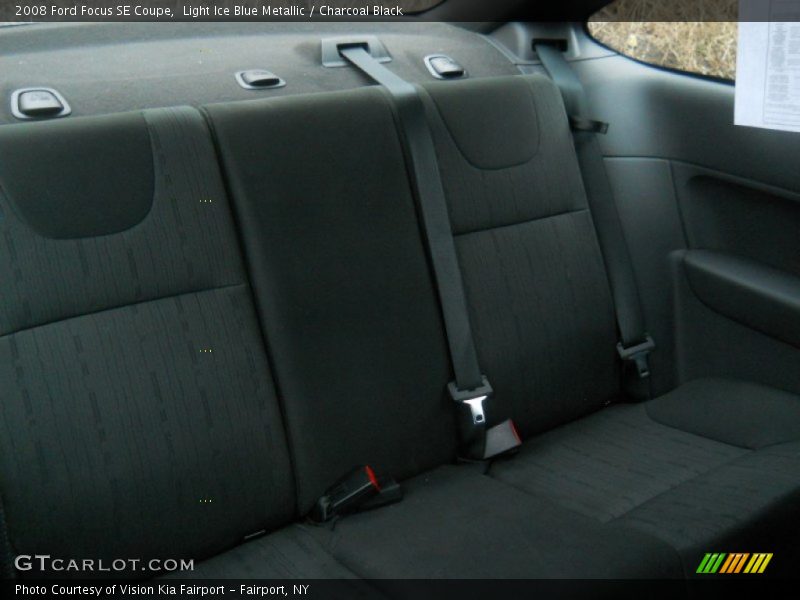 Light Ice Blue Metallic / Charcoal Black 2008 Ford Focus SE Coupe