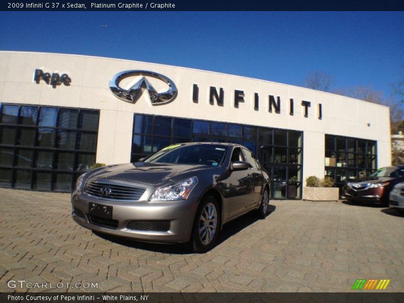 Platinum Graphite / Graphite 2009 Infiniti G 37 x Sedan