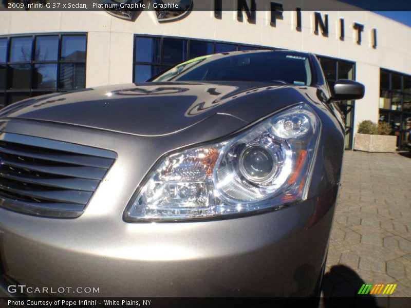 Platinum Graphite / Graphite 2009 Infiniti G 37 x Sedan