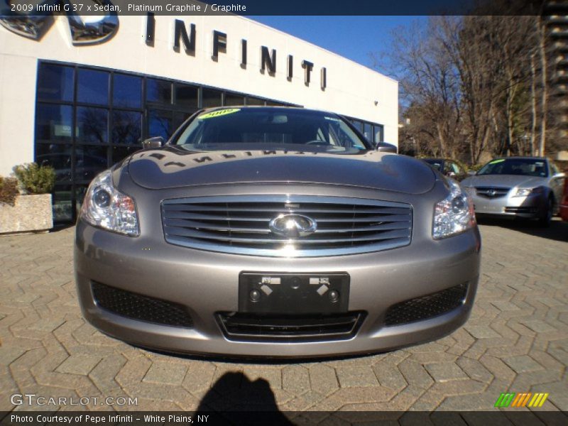 Platinum Graphite / Graphite 2009 Infiniti G 37 x Sedan