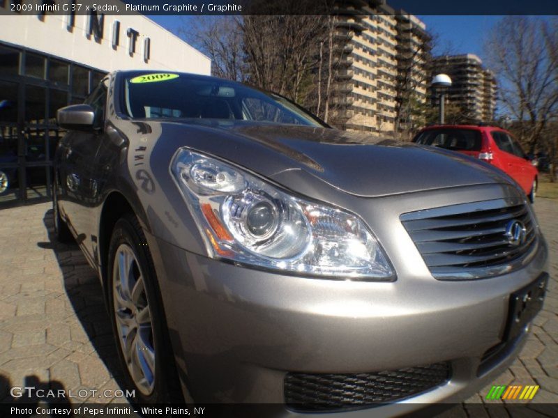 Platinum Graphite / Graphite 2009 Infiniti G 37 x Sedan