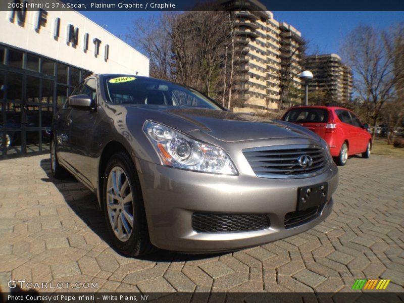 Platinum Graphite / Graphite 2009 Infiniti G 37 x Sedan