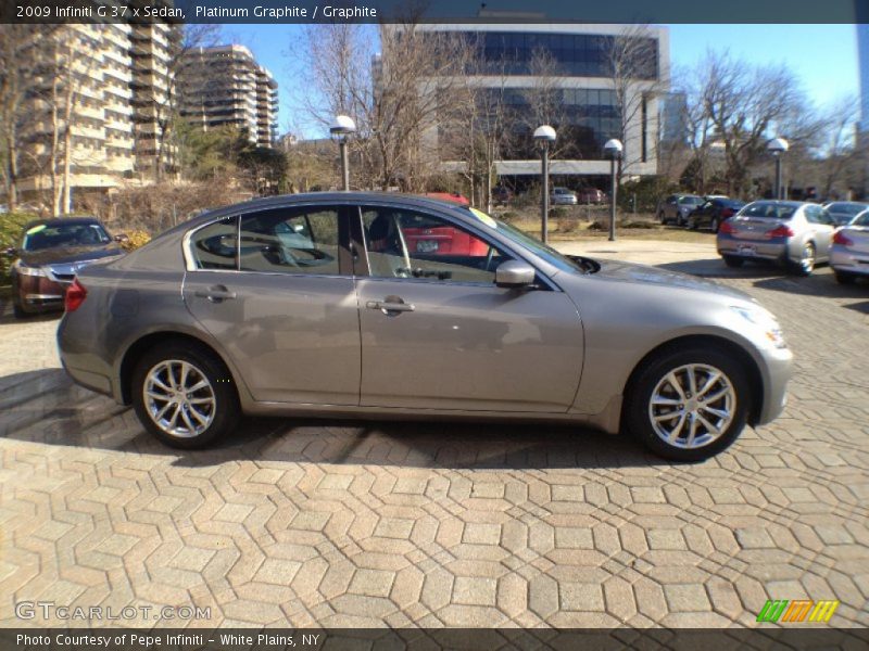 Platinum Graphite / Graphite 2009 Infiniti G 37 x Sedan