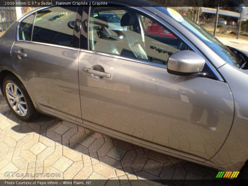 Platinum Graphite / Graphite 2009 Infiniti G 37 x Sedan