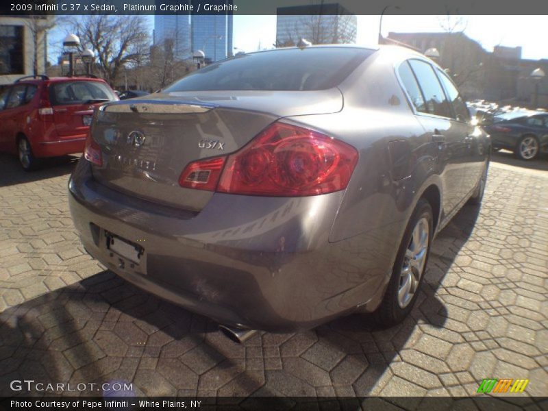 Platinum Graphite / Graphite 2009 Infiniti G 37 x Sedan