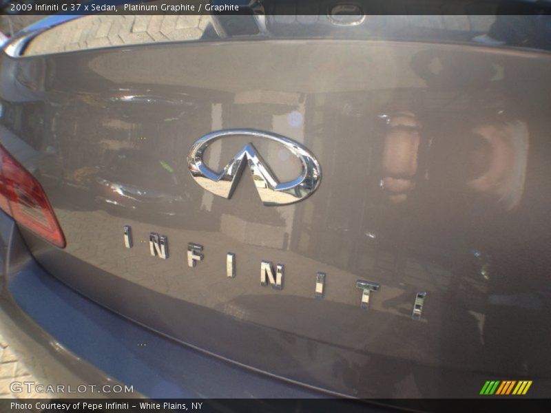 Platinum Graphite / Graphite 2009 Infiniti G 37 x Sedan