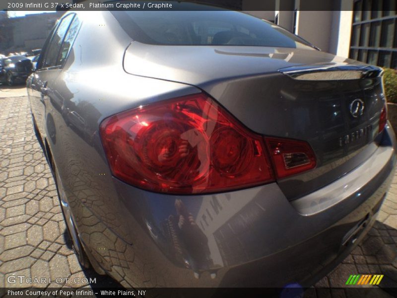 Platinum Graphite / Graphite 2009 Infiniti G 37 x Sedan