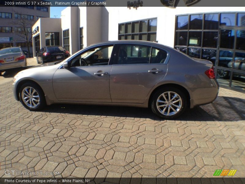 Platinum Graphite / Graphite 2009 Infiniti G 37 x Sedan