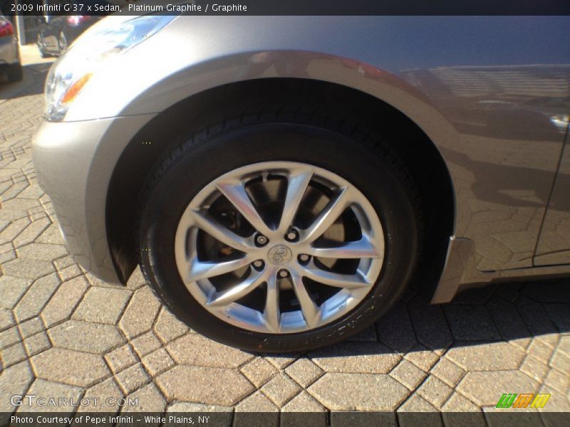 Platinum Graphite / Graphite 2009 Infiniti G 37 x Sedan