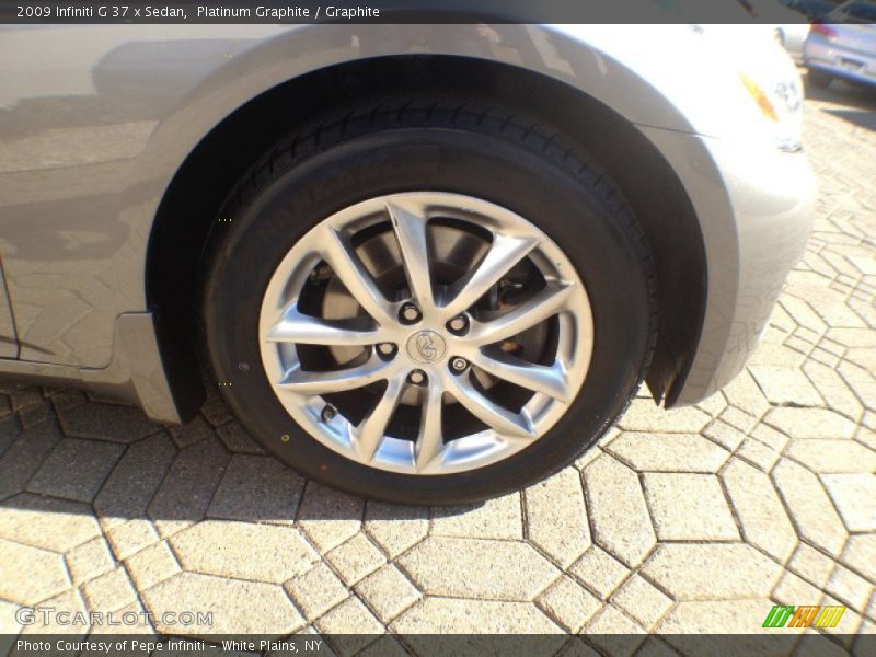 Platinum Graphite / Graphite 2009 Infiniti G 37 x Sedan