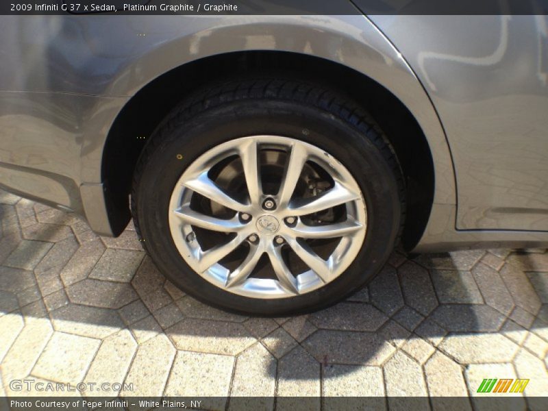 Platinum Graphite / Graphite 2009 Infiniti G 37 x Sedan