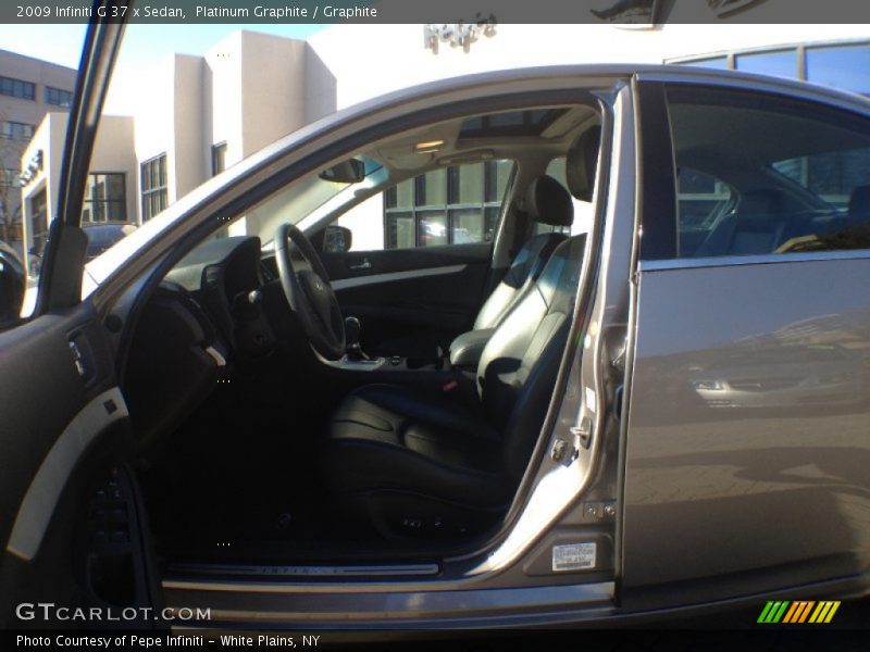 Platinum Graphite / Graphite 2009 Infiniti G 37 x Sedan