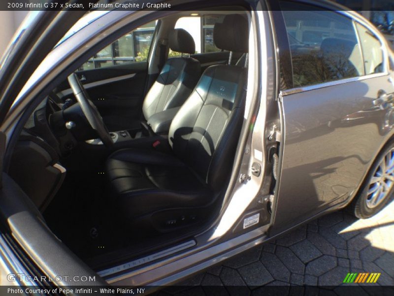 Platinum Graphite / Graphite 2009 Infiniti G 37 x Sedan