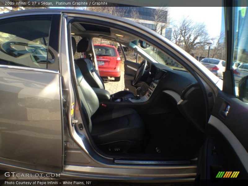 Platinum Graphite / Graphite 2009 Infiniti G 37 x Sedan