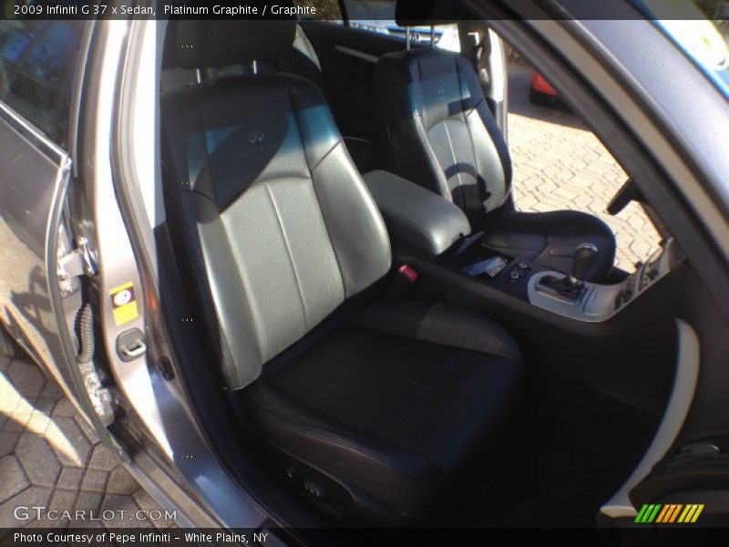 Platinum Graphite / Graphite 2009 Infiniti G 37 x Sedan