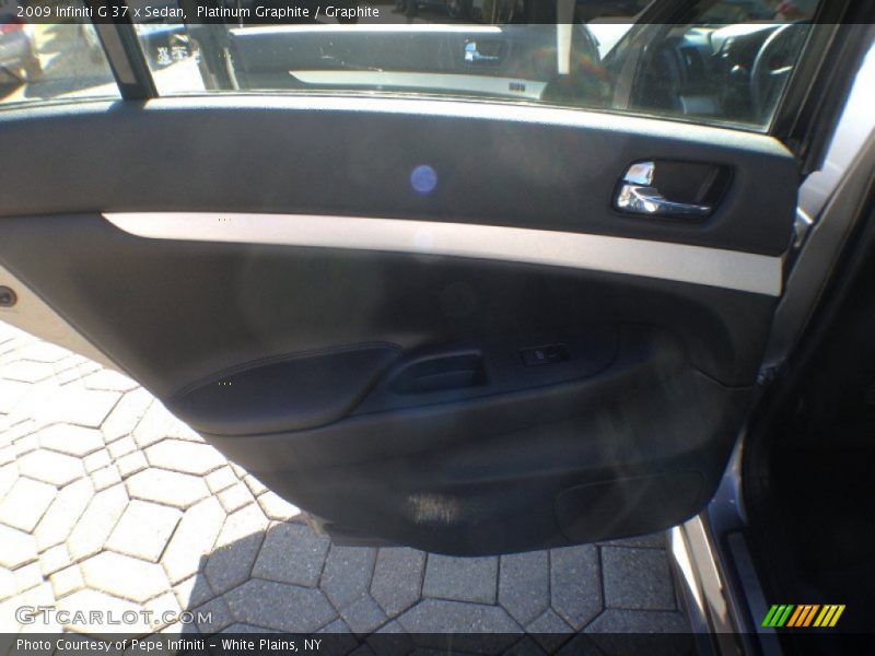 Platinum Graphite / Graphite 2009 Infiniti G 37 x Sedan