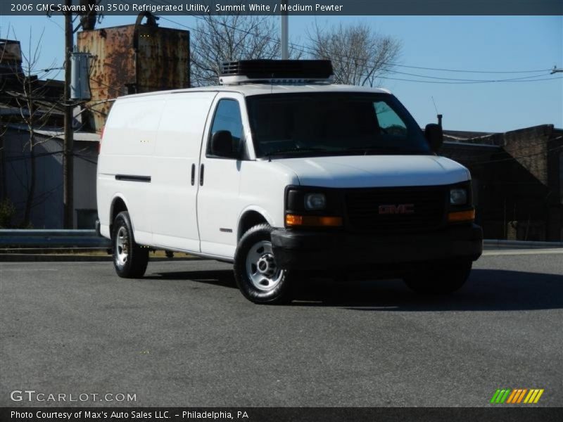 Summit White / Medium Pewter 2006 GMC Savana Van 3500 Refrigerated Utility