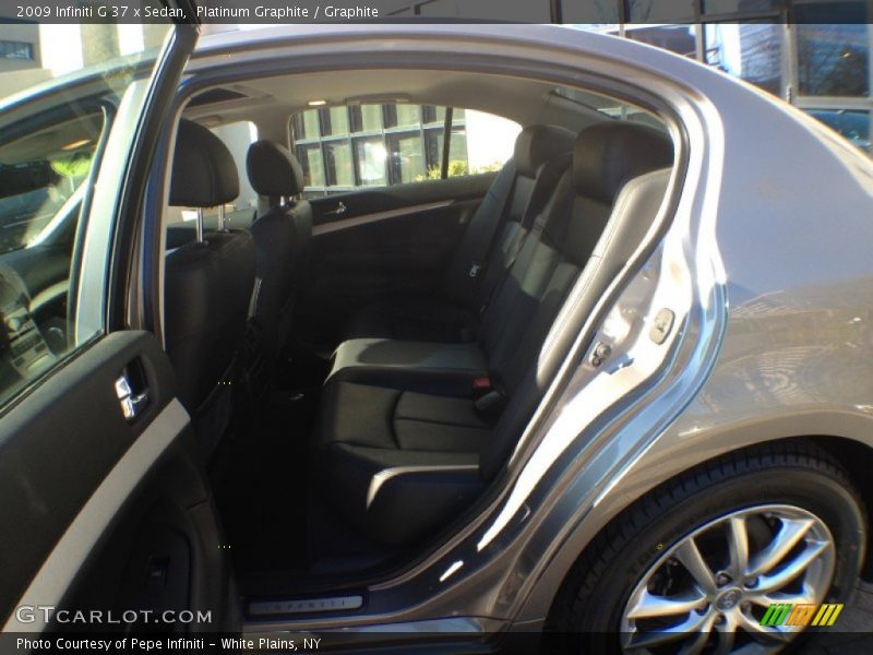 Platinum Graphite / Graphite 2009 Infiniti G 37 x Sedan