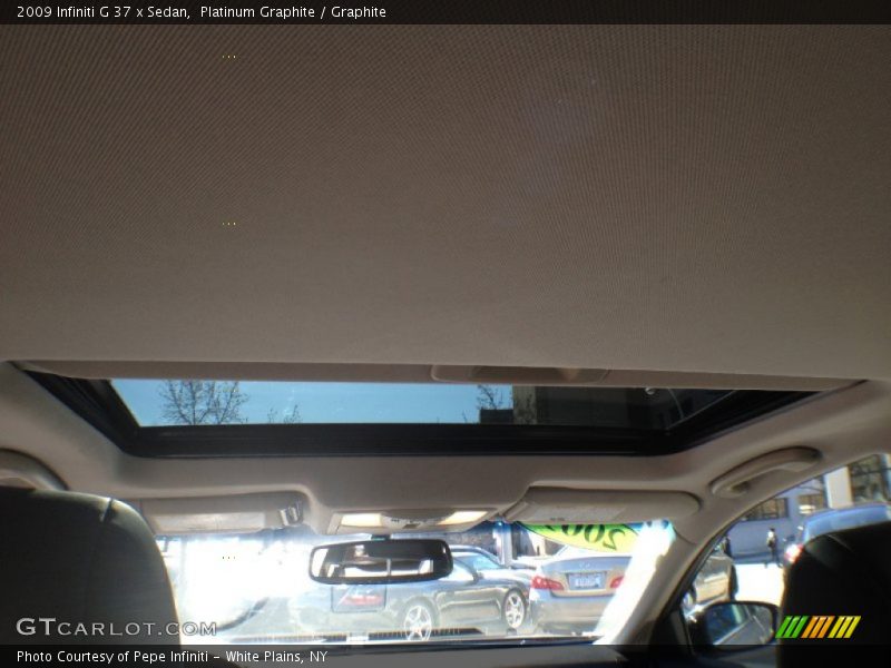 Platinum Graphite / Graphite 2009 Infiniti G 37 x Sedan