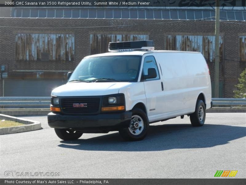 Summit White / Medium Pewter 2006 GMC Savana Van 3500 Refrigerated Utility