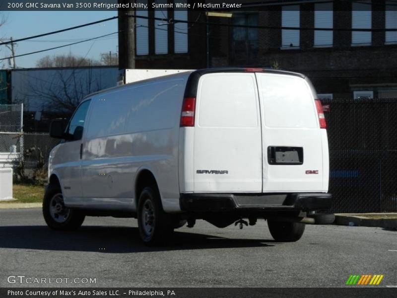 Summit White / Medium Pewter 2006 GMC Savana Van 3500 Refrigerated Utility